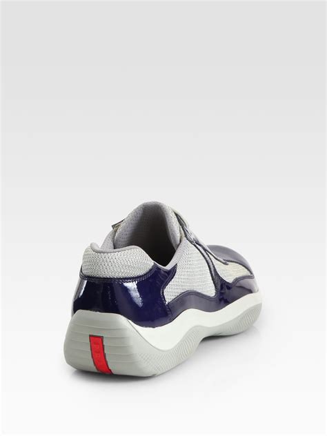 prada americas cup purple patent leather men'|prada america's cup.